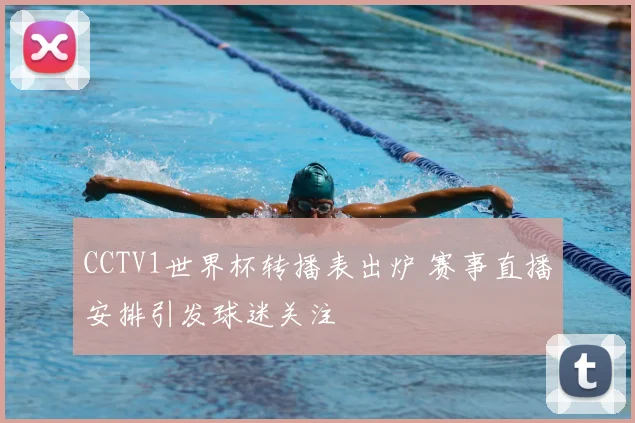 CCTV1世界杯转播表出炉 赛事直播安排引发球迷关注